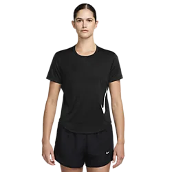 Nike Tempo Swoosh Women's Dri-fit S - Black/white Model01 Small1x1