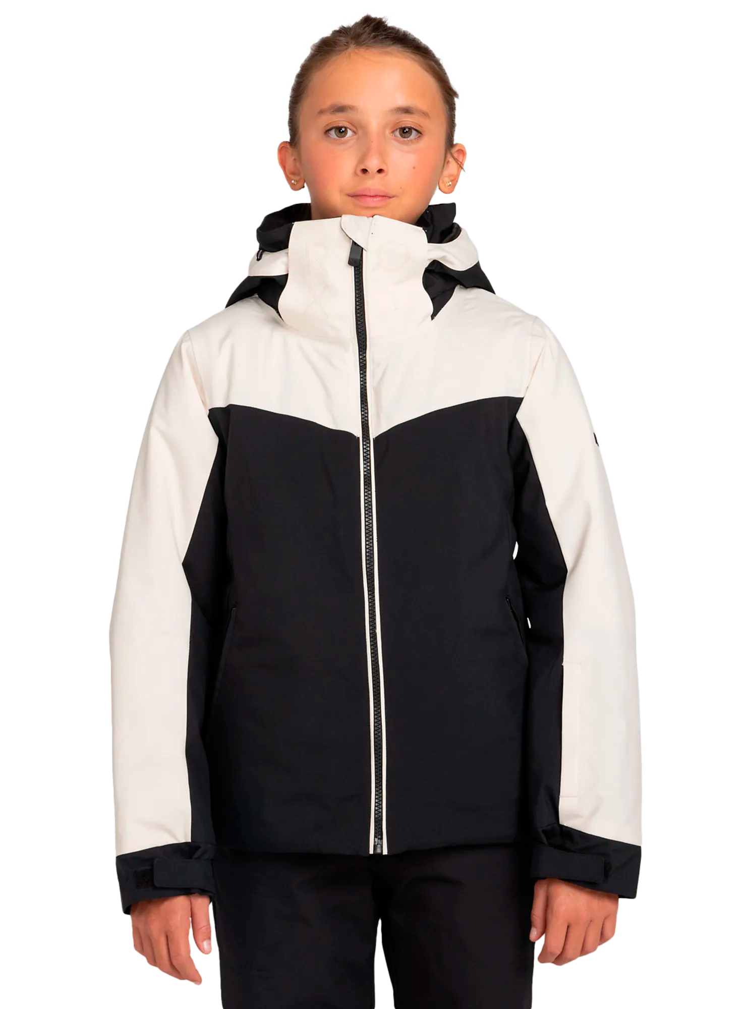 ROXY JET SKI GIRL JK BRIGHT WHITE TROPICAL CYANOTYP - Veste de ski ROXY JET SKI GIRL JK BRIGHT WHITE TROPICAL CYANOTYP - Veste de ski