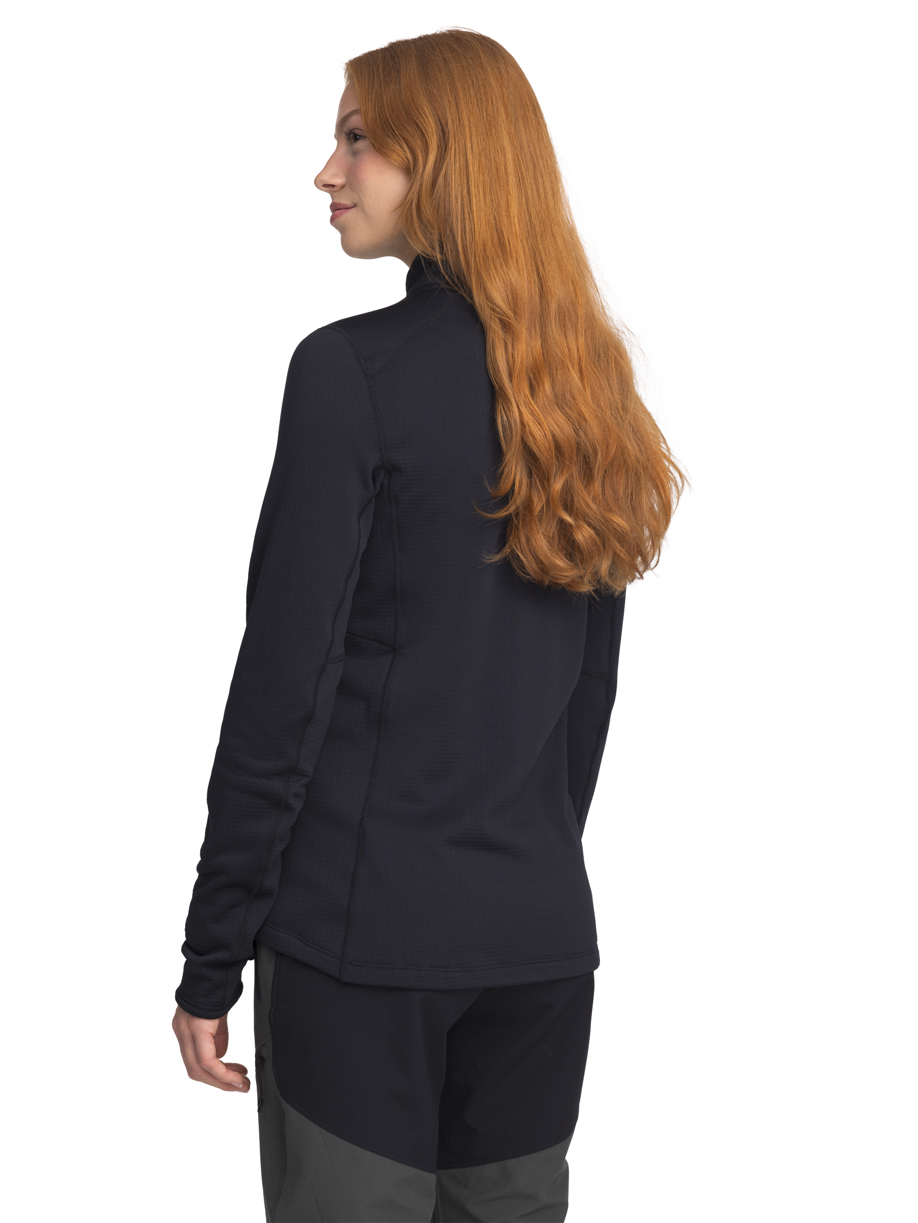 EVEREST, Structured Quarter Zip, funktionstr&ouml;ja, dam