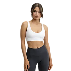 Seamless Deep V Bra - White Model01 Small1x1