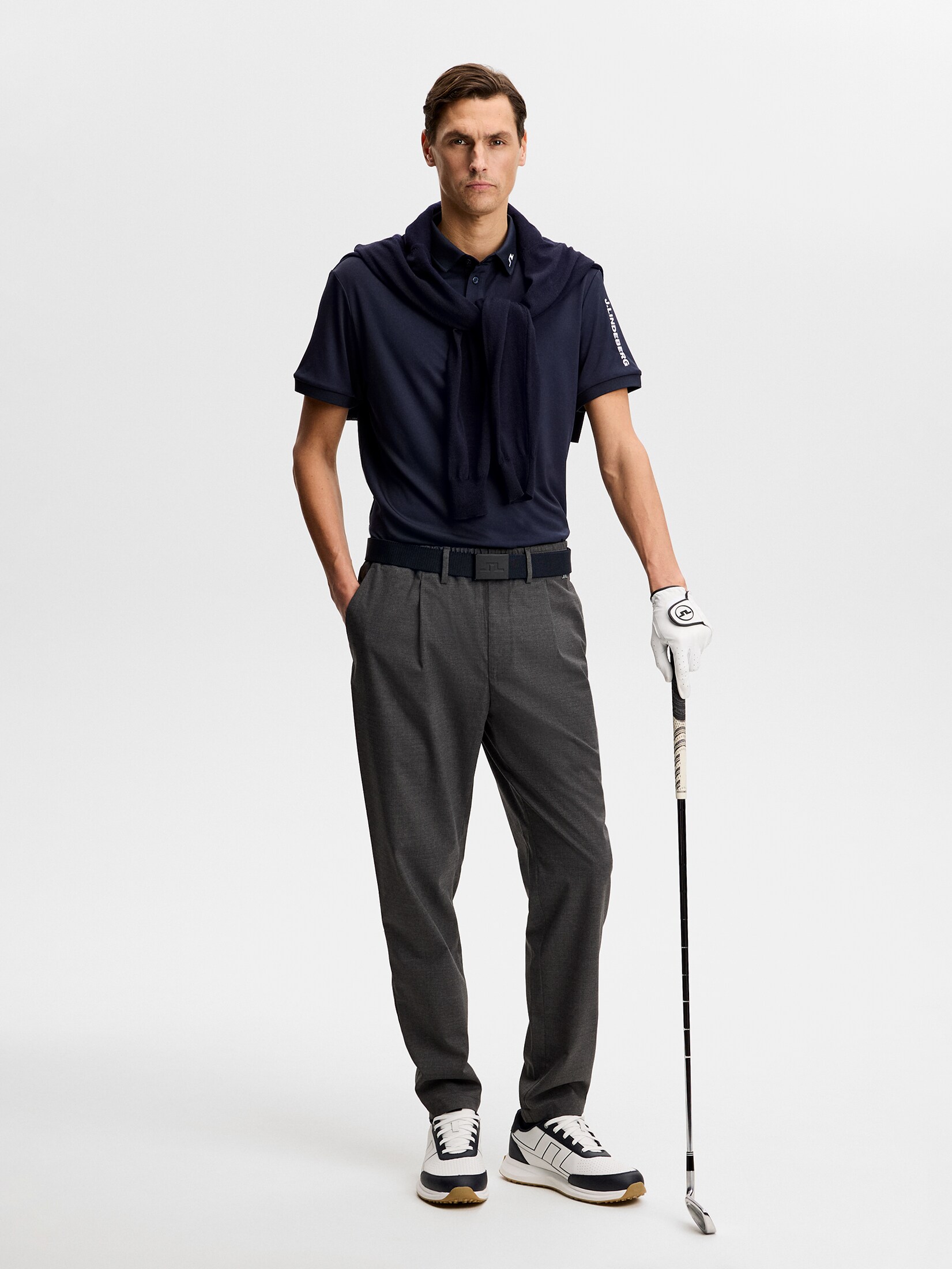 J LINDEBERG, M TOUR TECH POLO