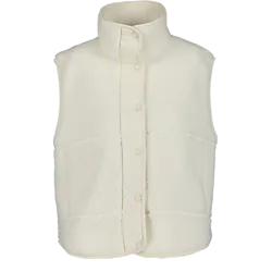 W Hayden Pile Vest - Off White Standard Small1x1