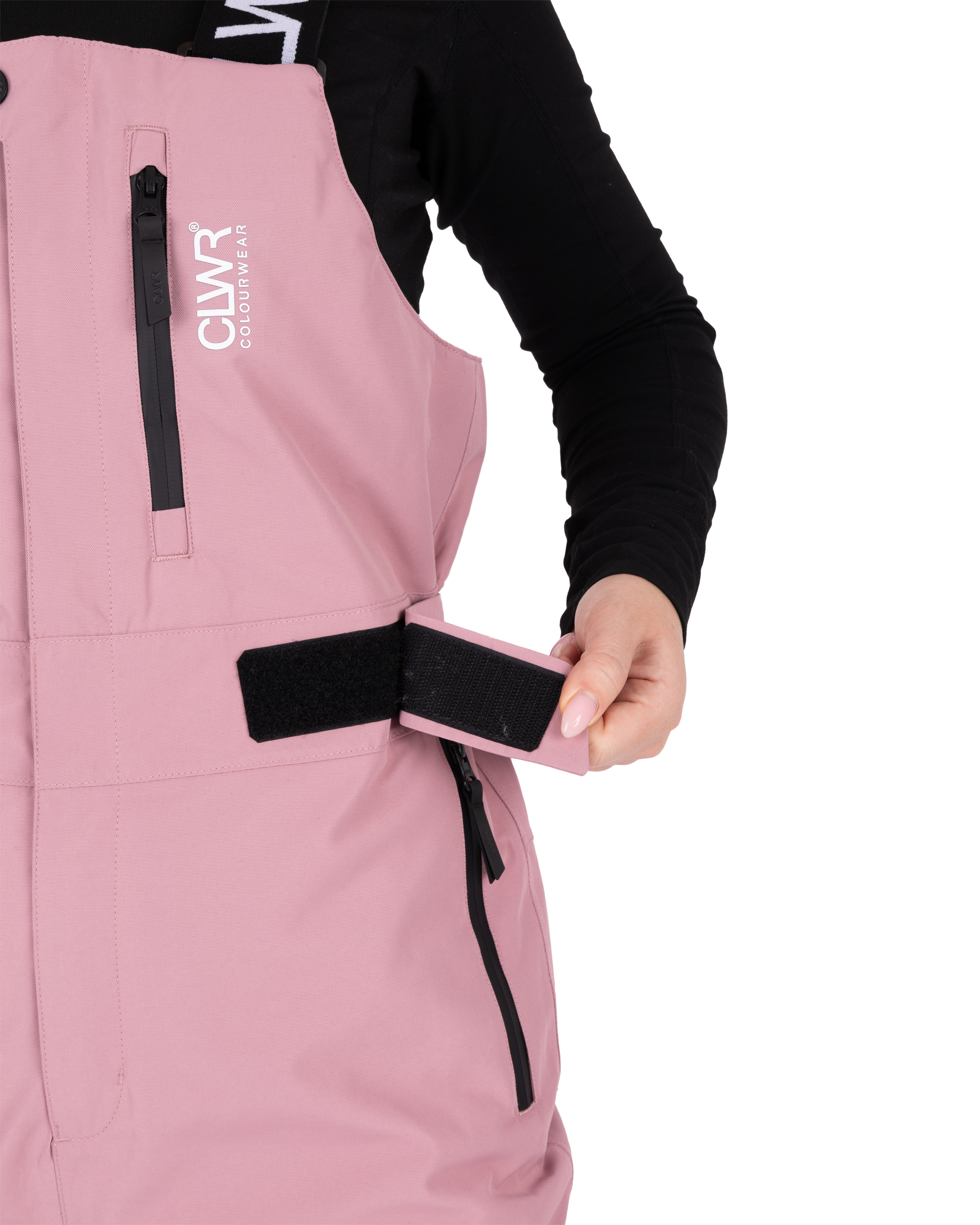 COLOUR WEAR, W Slash Bib Pants