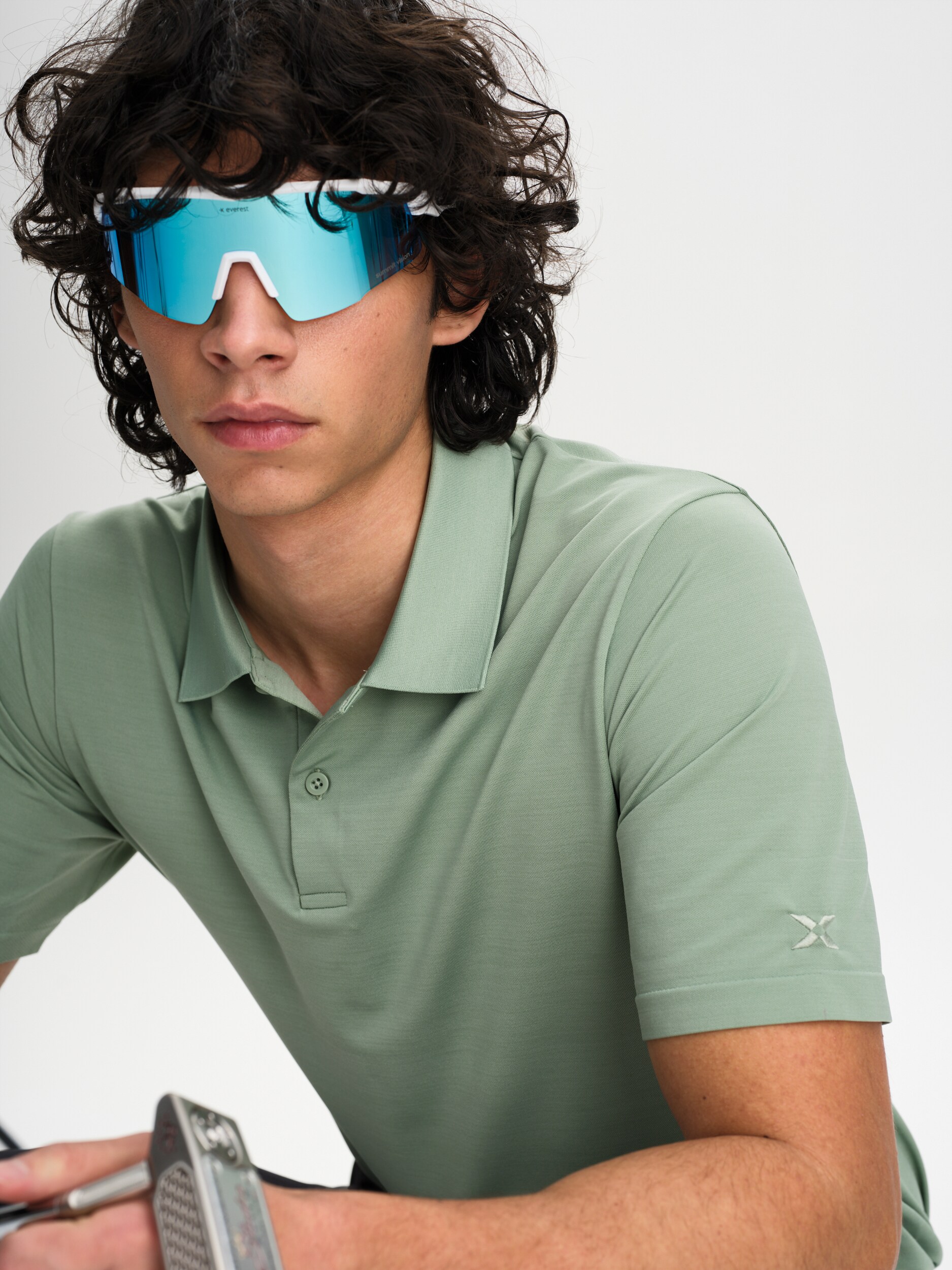 CROSS SPORTSWEAR, M FUNCTION SEAMLESS POLO SHIRT