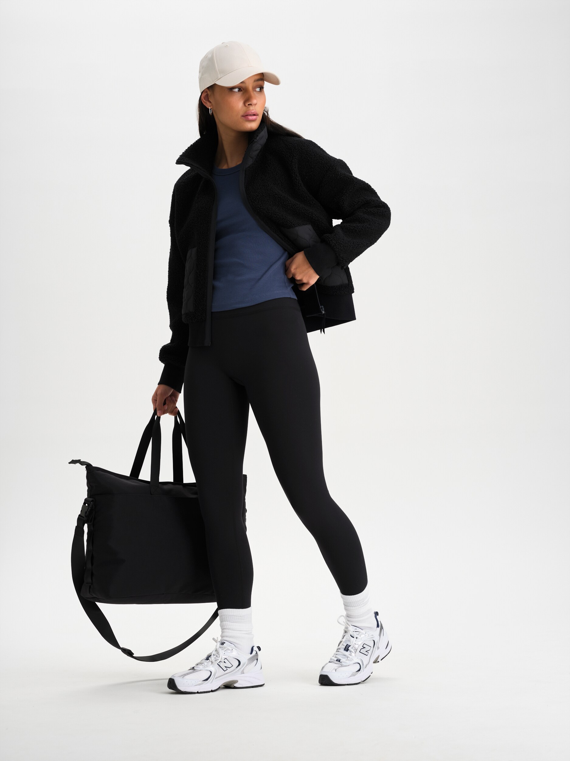 SOC, W QUILT PILE JACKET