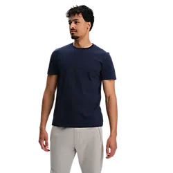 M REGULAR FIT TEE - Navy I Model01 Small1x1