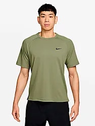 M NK DF HYVERSE SS TOP - DUSTY OLIVE/BLACK Model01 Small1x1