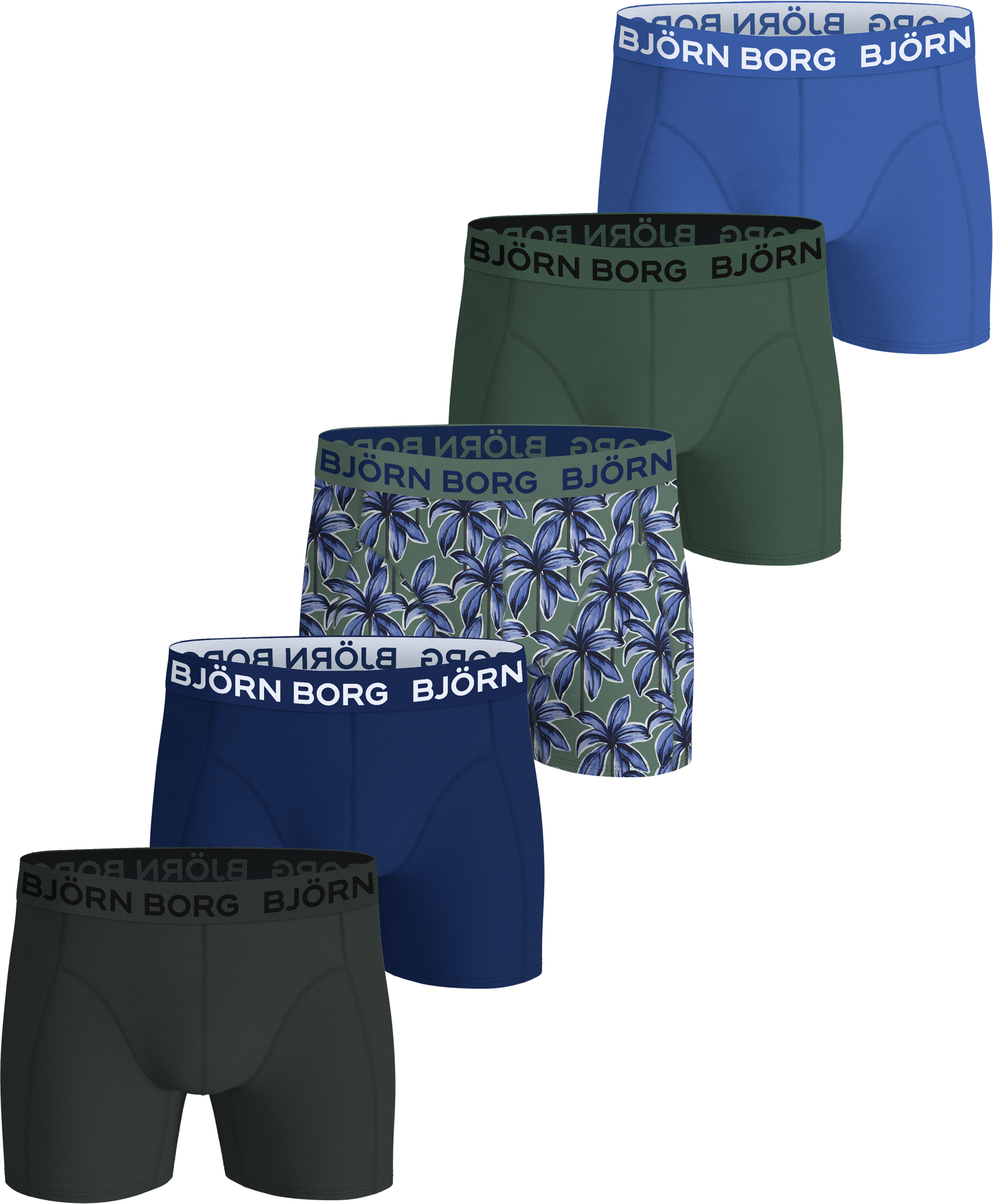 
BJ&Ouml;RN BORG, 
J COTTON STRETCH BOXER 5P, 
Detail 1
