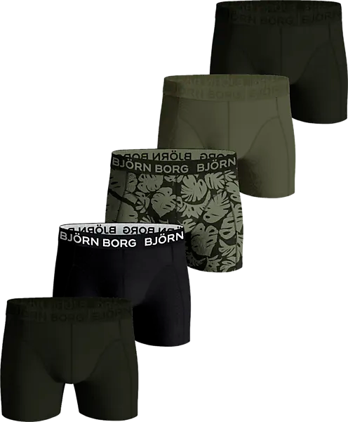BJÖRN BORG Хлопковые боксеры-стрейч M, 5 шт.