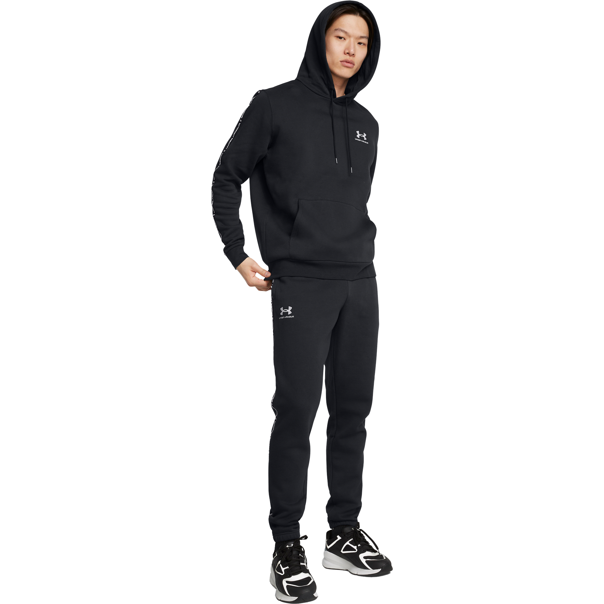 UNDER ARMOUR, M Icon Fleece Jgr Taping