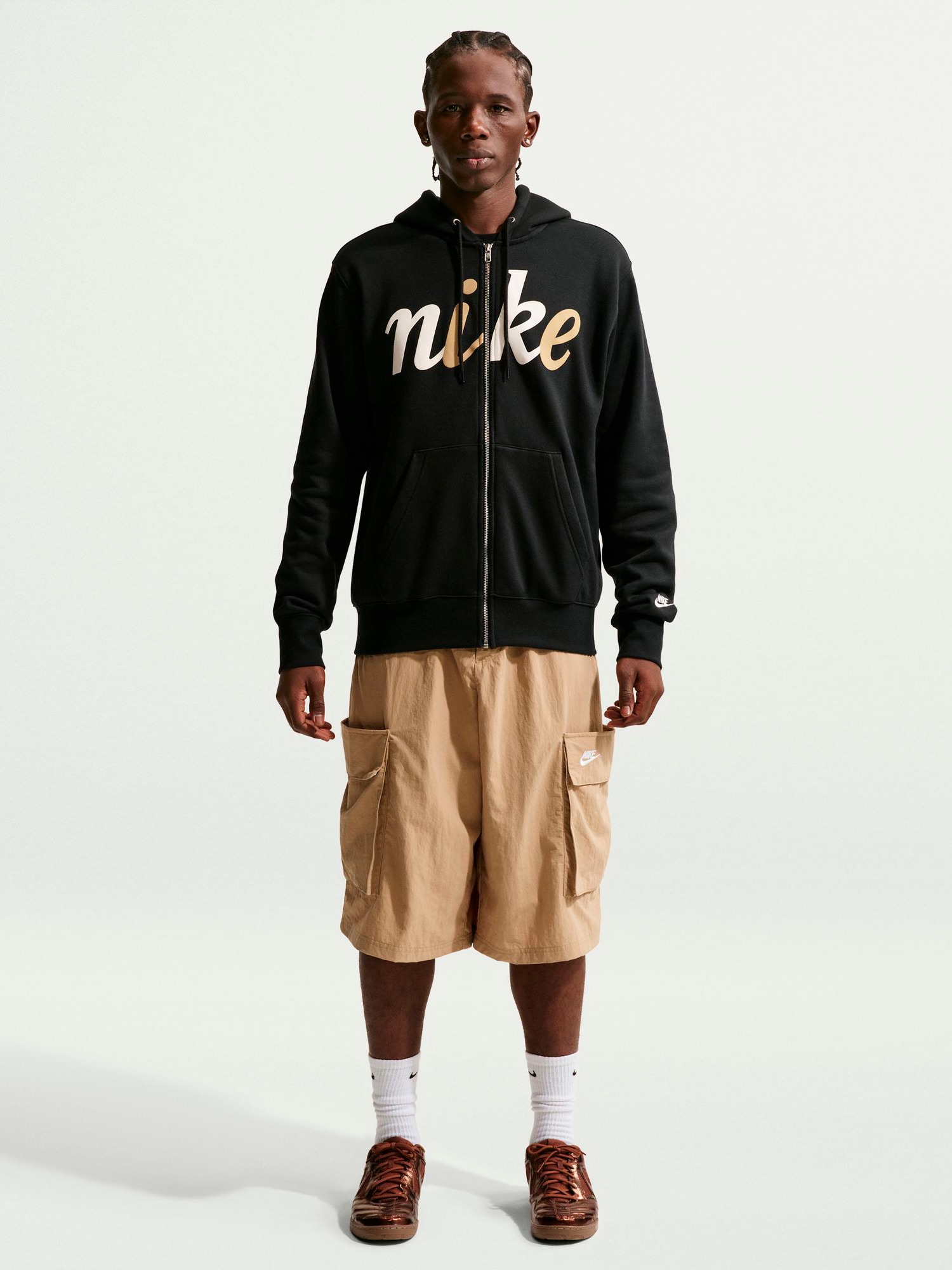 NIKE, M CLUB BB FULL-ZIP HOOD CTB