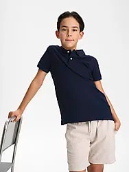 J RACE PIQUE - NAVY Model01 Small1x1