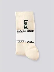 LR CREW SOCKS 2-PACK - OFF-WHITE Model01 Small1x1