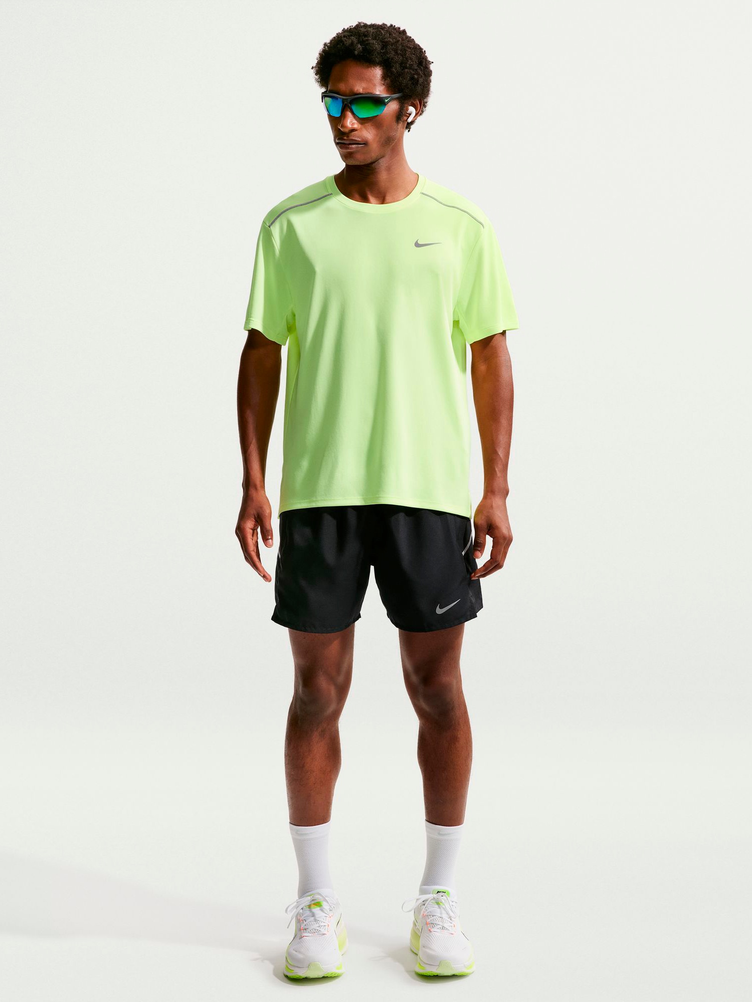 NIKE, M NIKE MILER DRI-FIT 5" 2-IN-1
