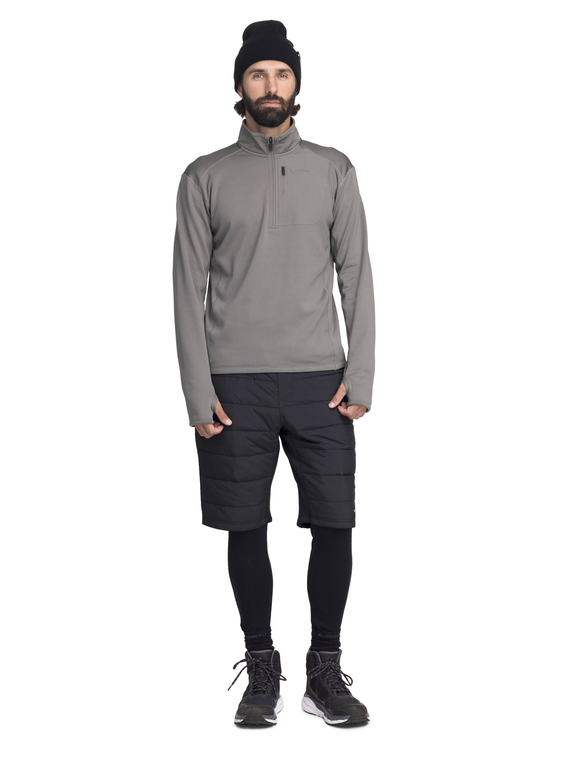 EVEREST, Structured Quarter Zip, Tekninen paita, Miesten