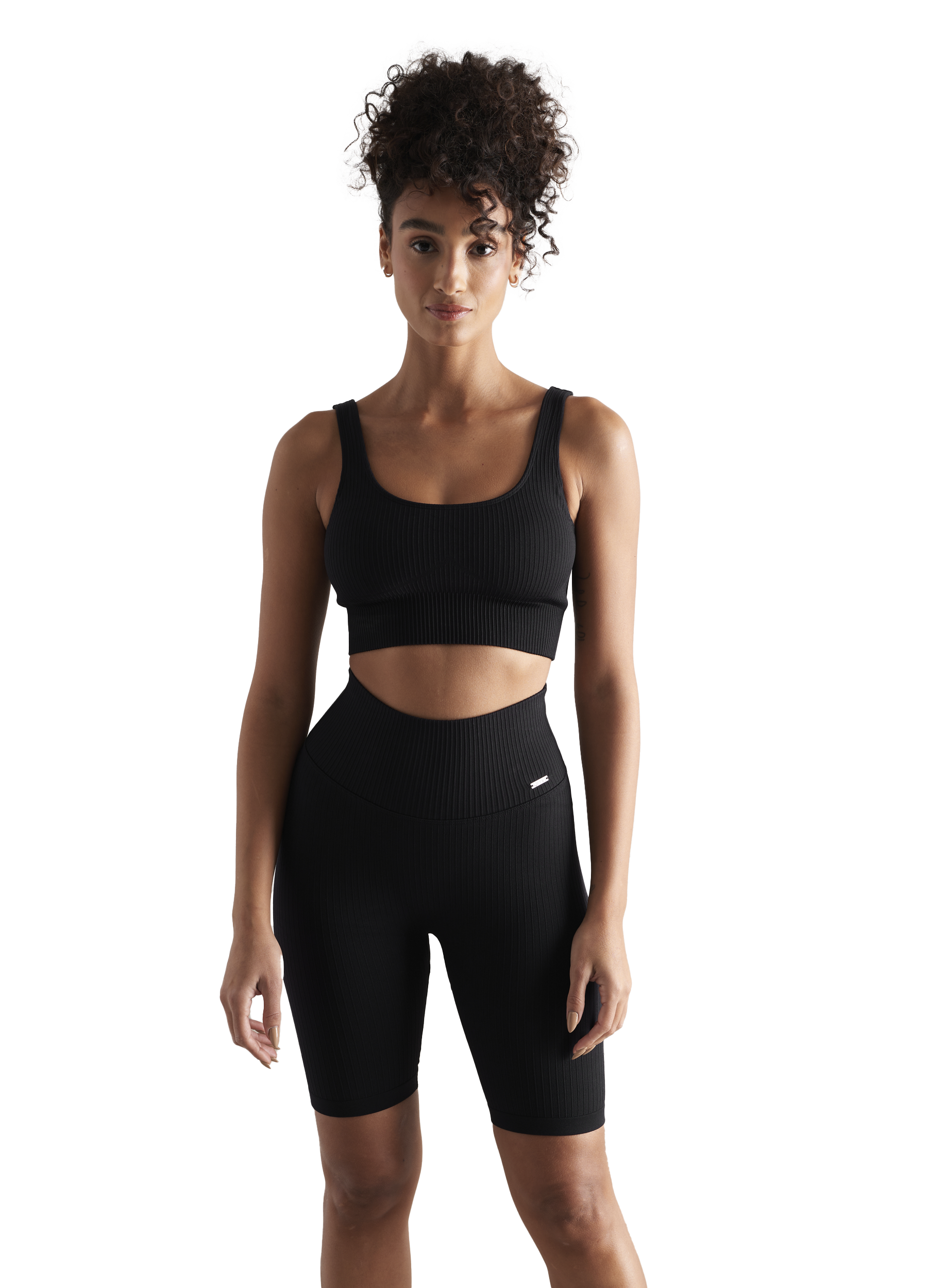 
AIM&acute;N, 
W Ribbed Seamless Biker Shorts, 
Detail 1
