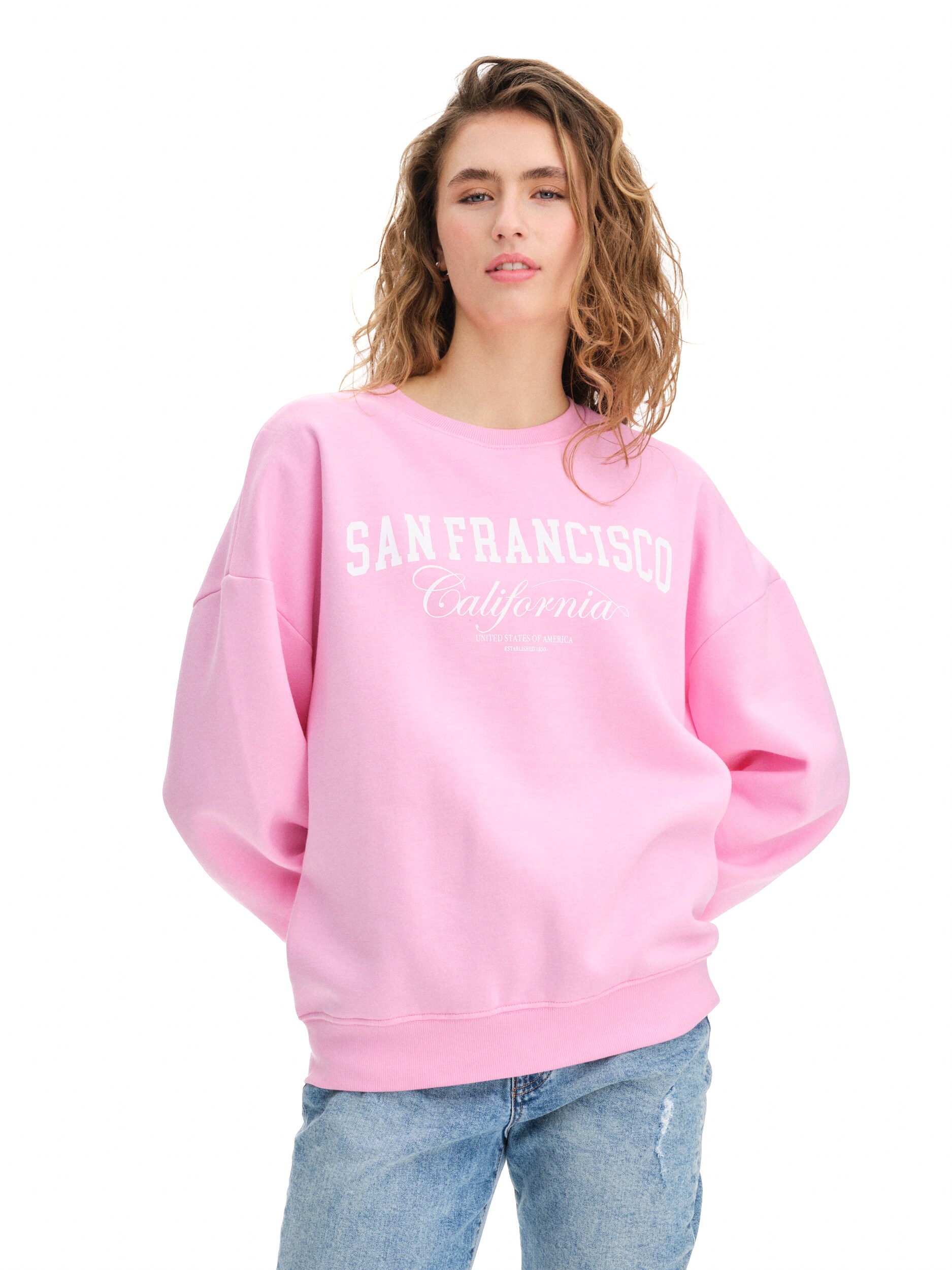 
ICONIC, 
Printed Crewneck W, 
Detail 1
