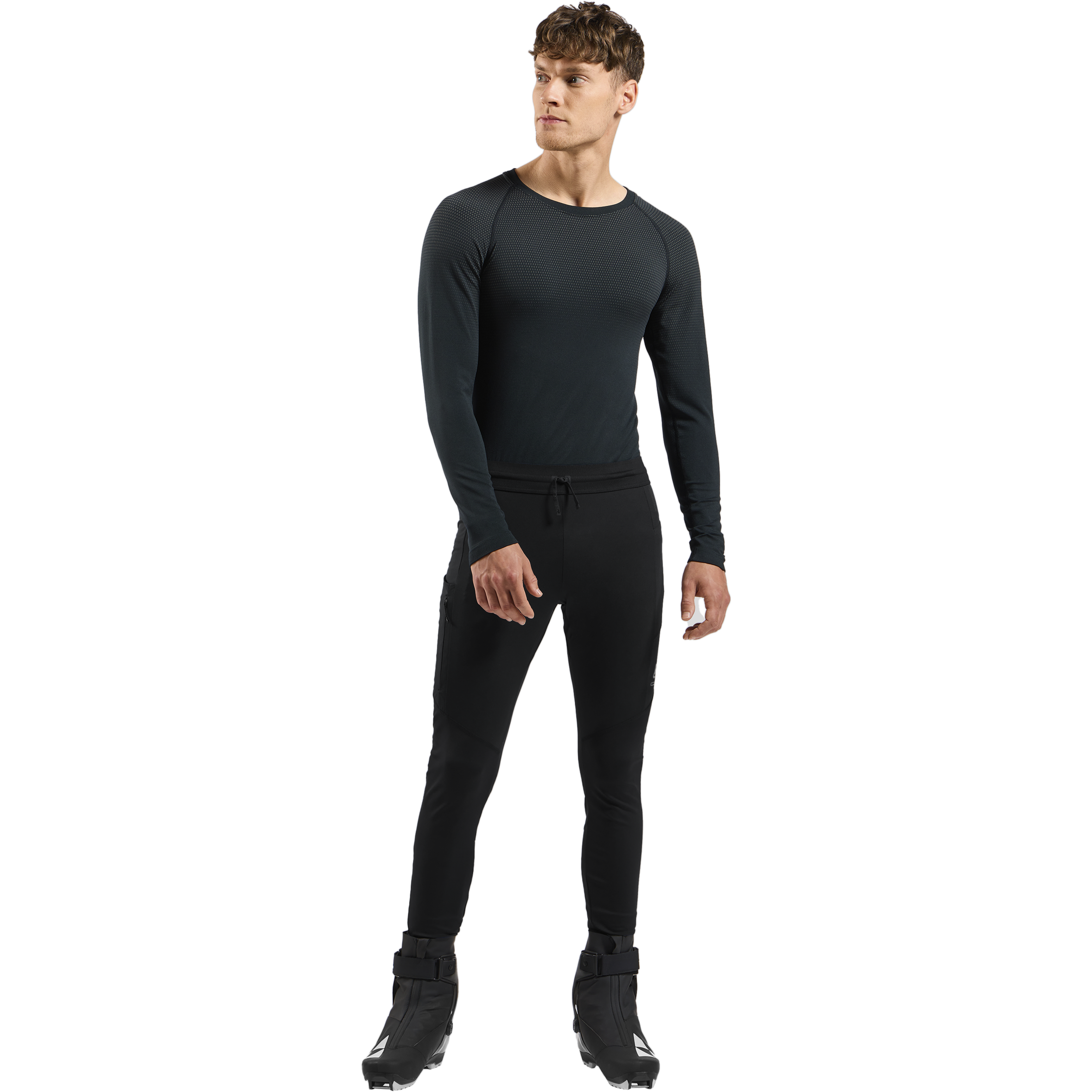 ODLO, M Tights Zeroweight Pro Windproof Warm