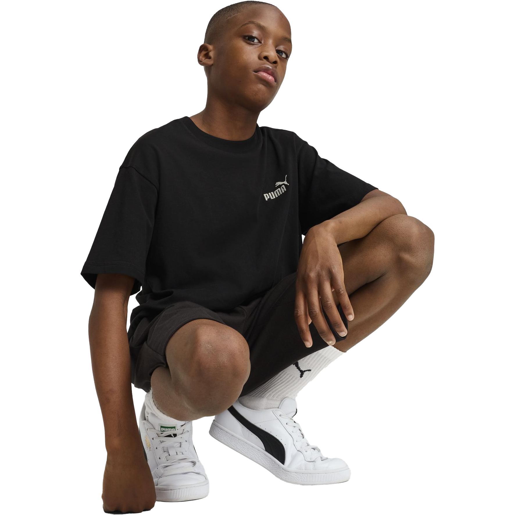 PUMA, J Logo Relaxed Tee