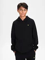 J SPORTS LOOPBACK HOODIE - JET BLACK Model01 Small1x1