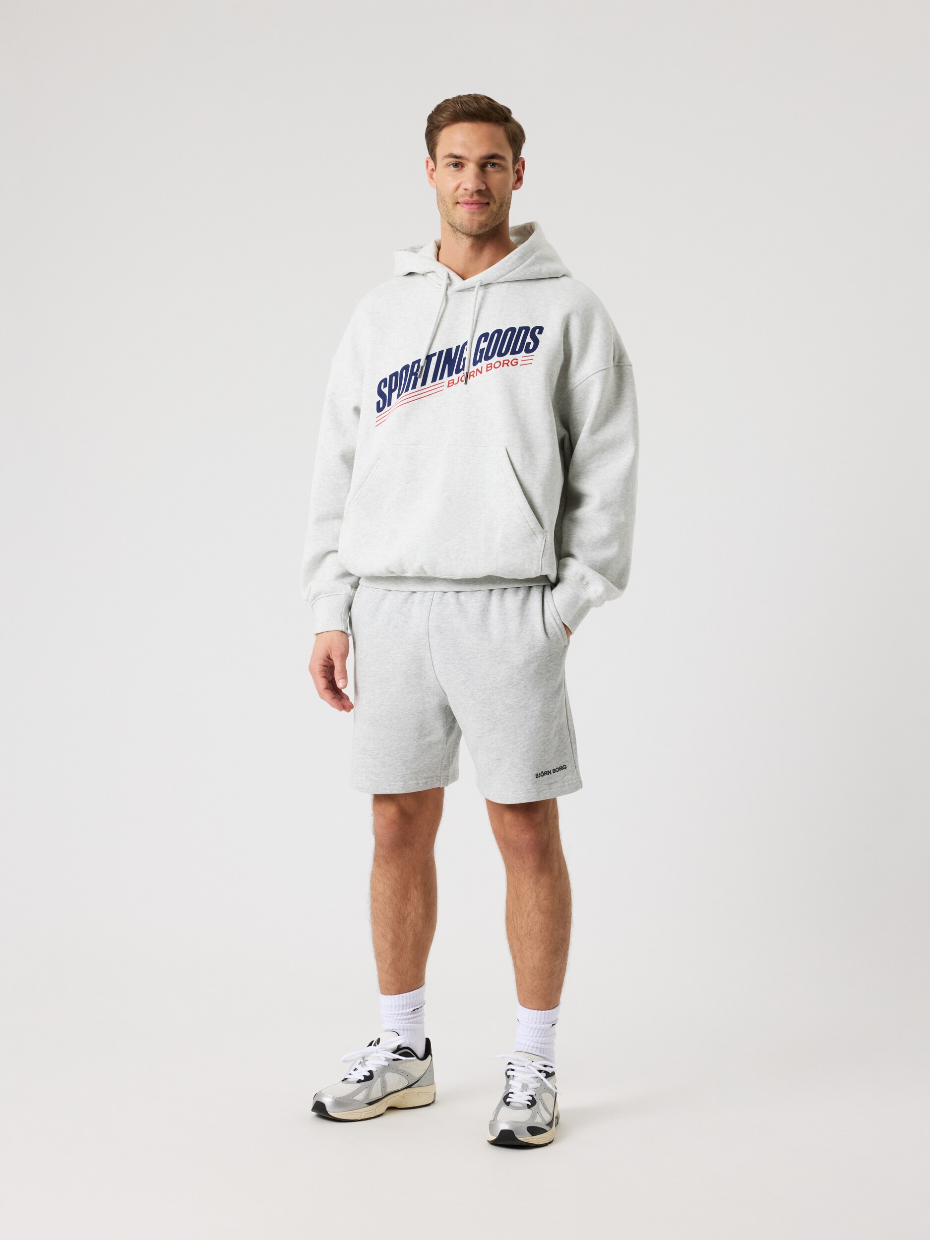 BJ&Ouml;RN BORG, M BORG OVERSIZED HOODIE