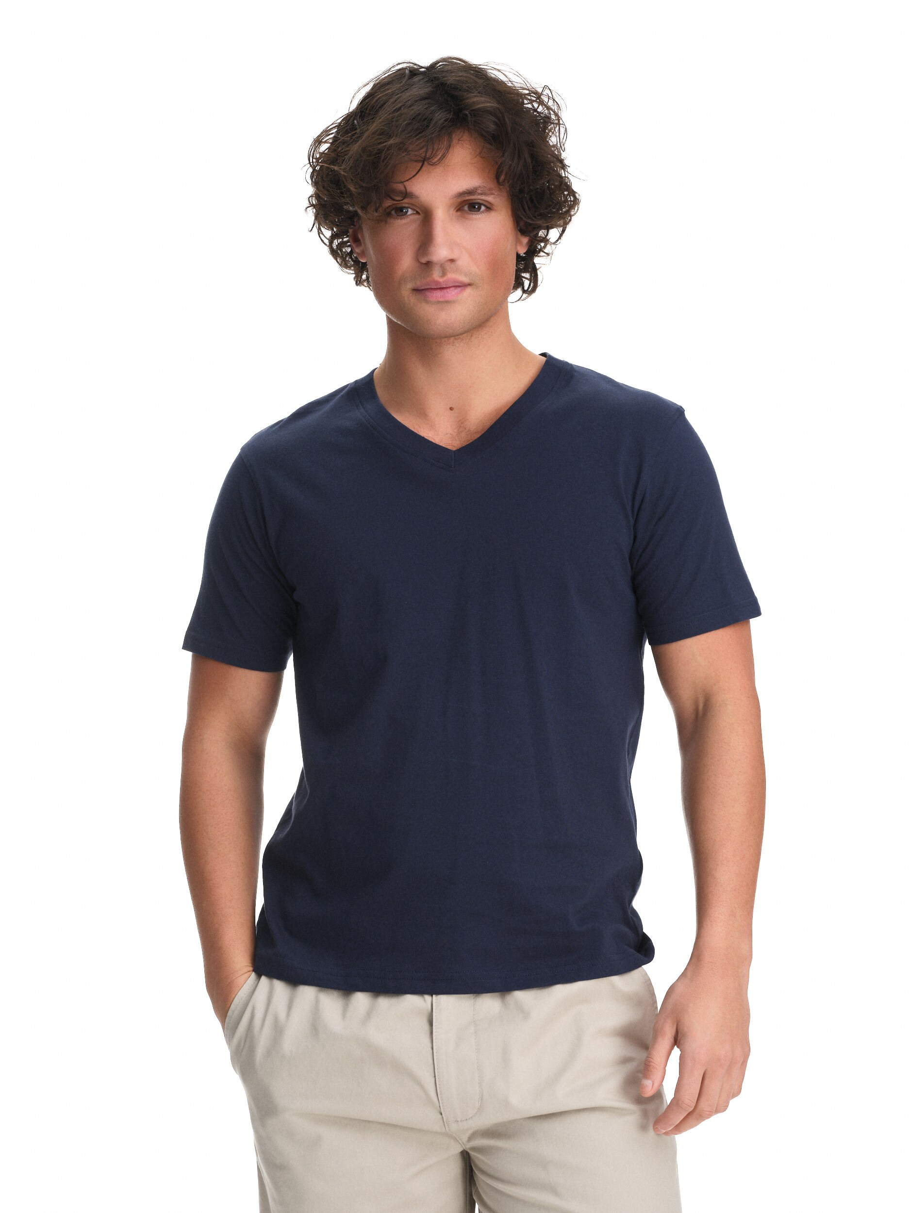 
TAKEOFF, 
So Basic V-Neck T, 
Detail 1
