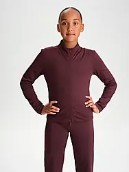 J Soft Full Zip - Dk Plum Model01 Small1x1