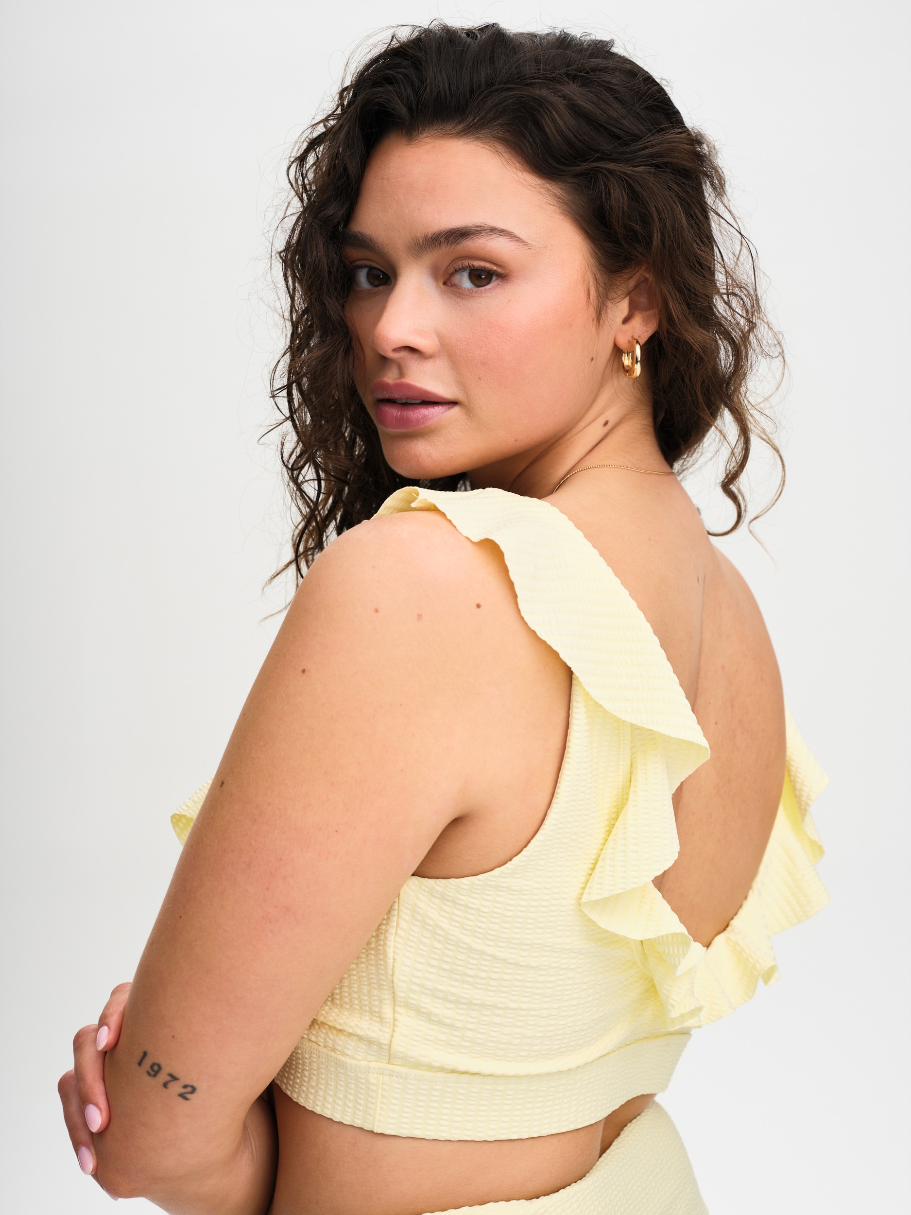 RACE MARINE, W Anthea Flounced Top