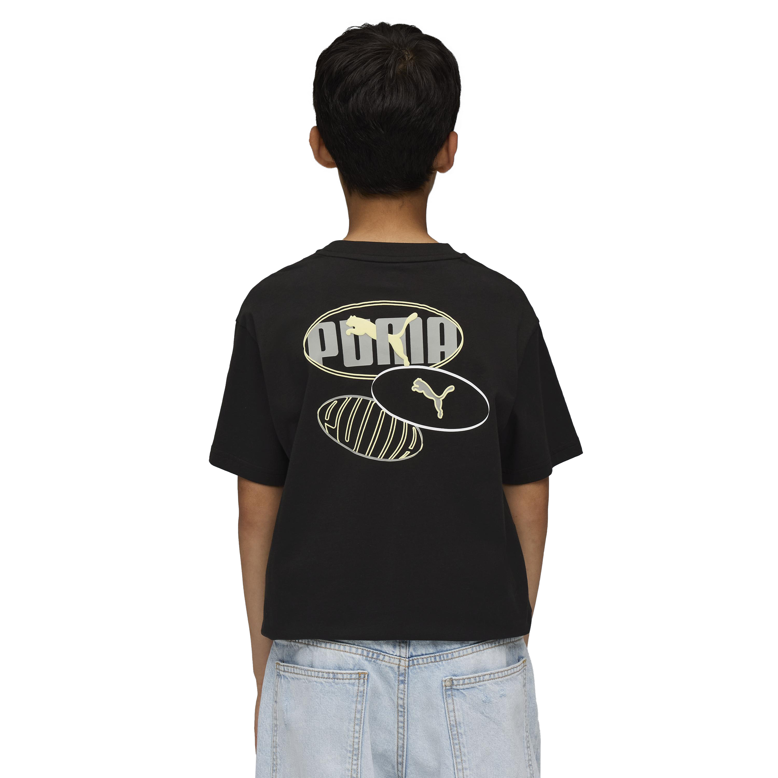 PUMA, Ess Logo Lab Relax Tee Jr