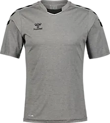 Core Xk Poly Jsy Ss Jr - Grey Melange Standard Small1x1