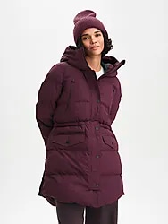 W Warm Parka - BURGUNDY Model01 Small1x1