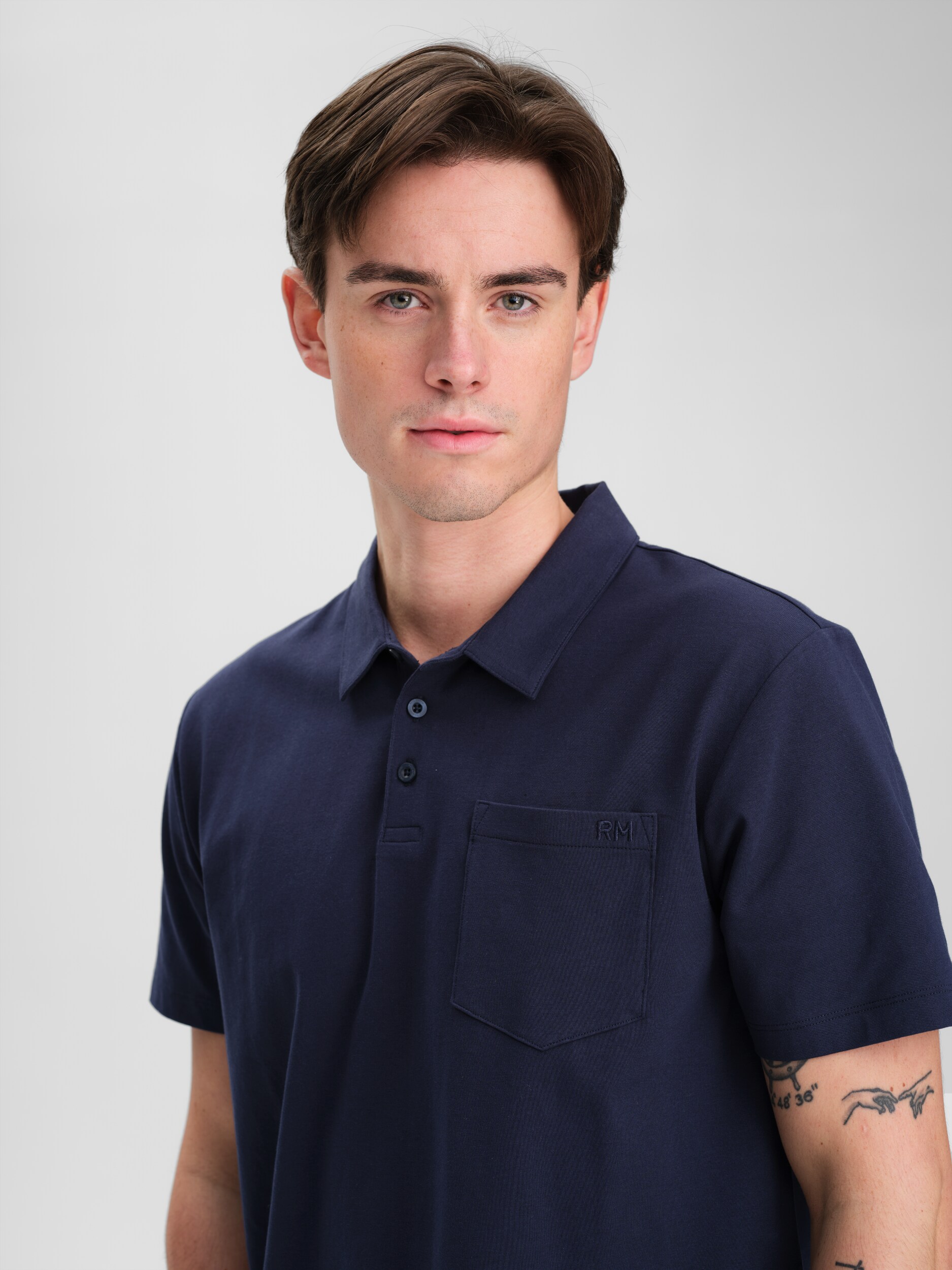 RACE MARINE, M Marine Tricot Piqu&eacute;