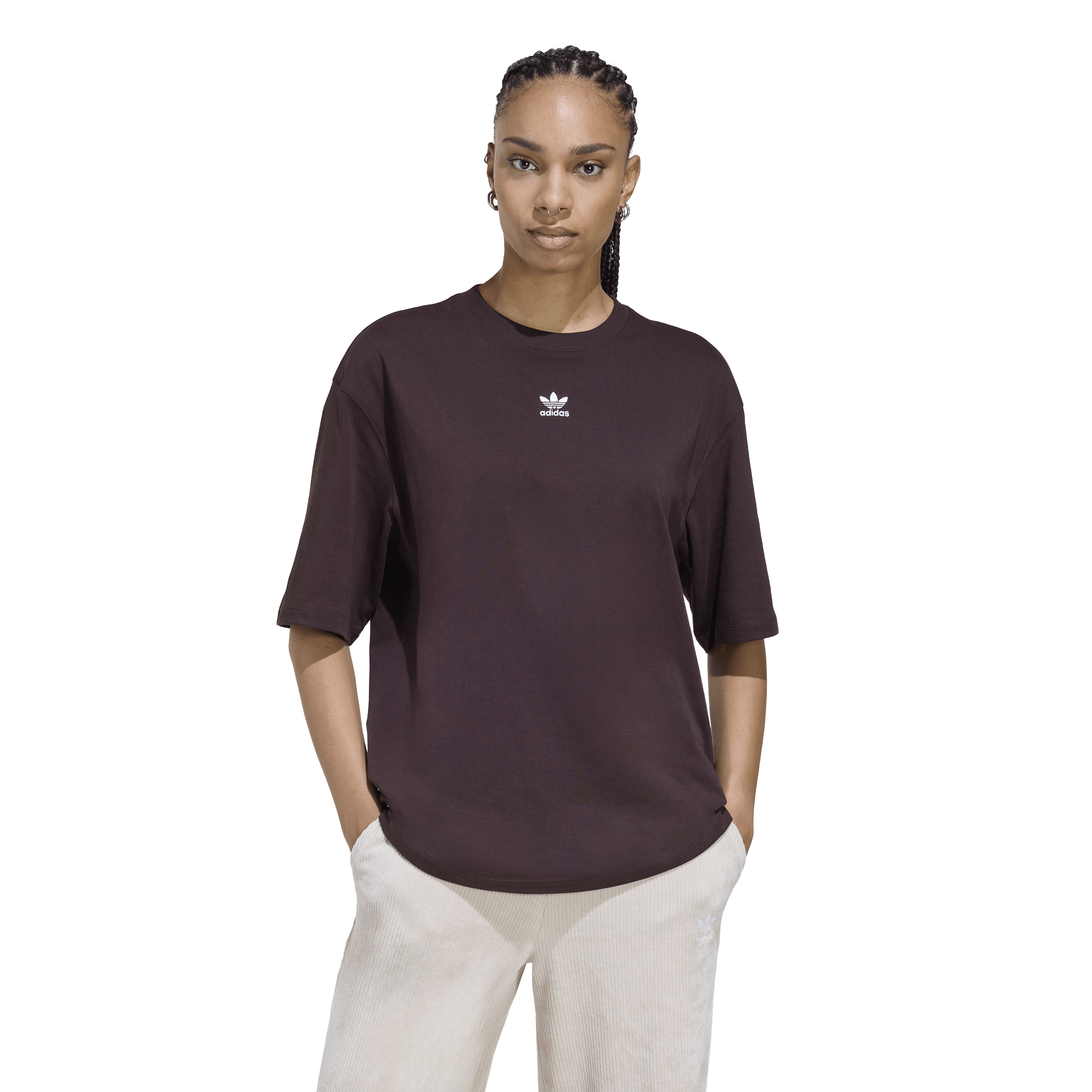 
ADIDAS ORIGINALS, 
W Ess Boyfr Tee, 
Detail 1
