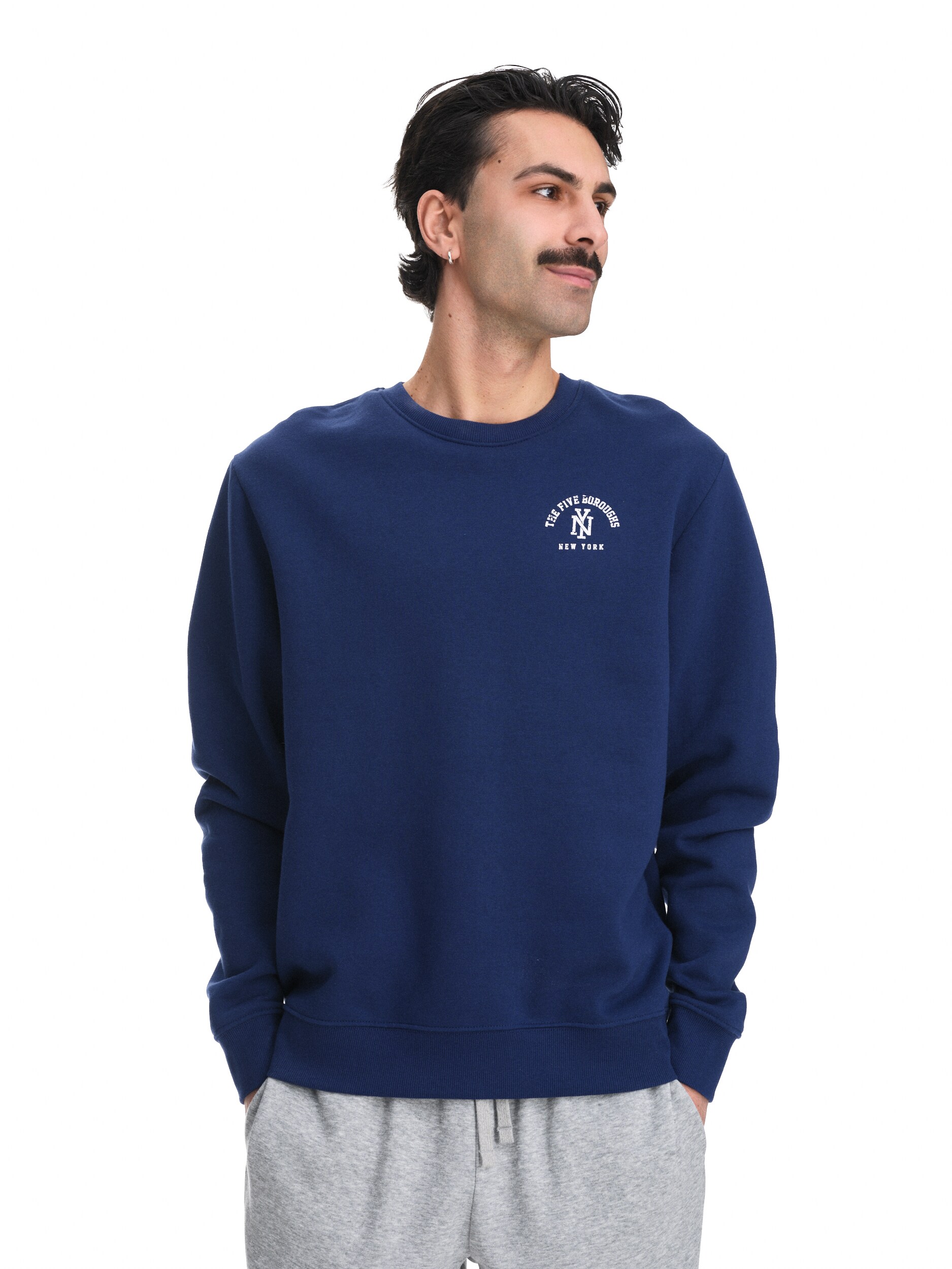 
REACTION, 
Crew Printed Sweatshirt M, 
Detail 1
