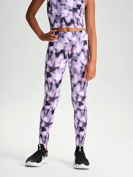 404753102101 SOC J Active Print Tights 404753102101 SOC J Active Print Tights Model01 Detail