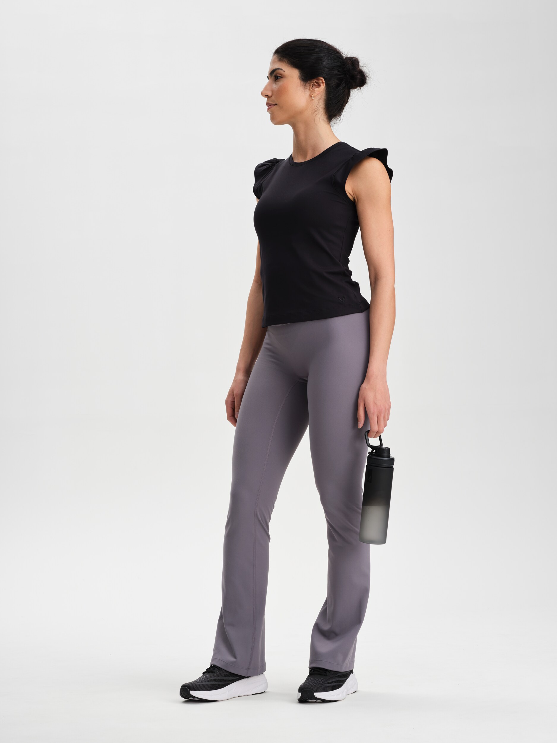 SOC, W Soft Fitness Frill Top