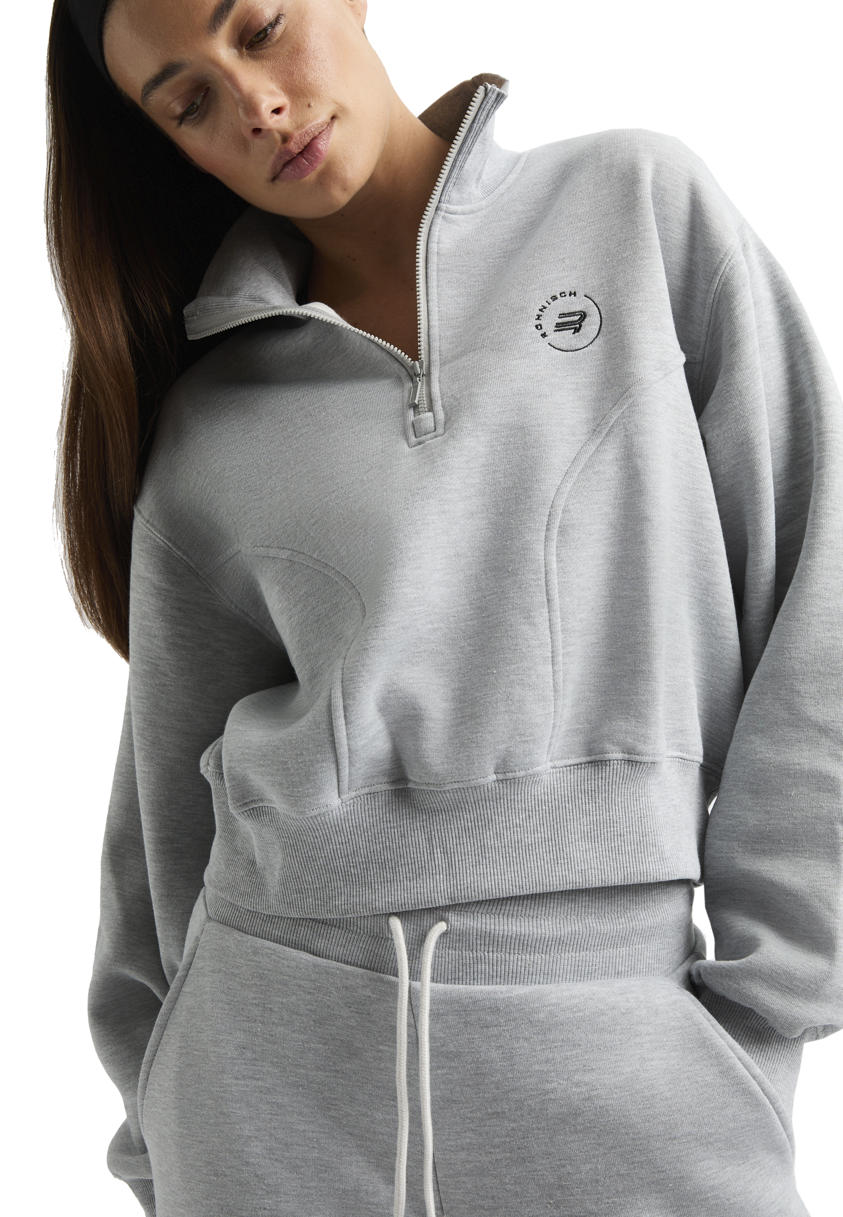 R&Ouml;HNISCH, W Soft Sweat Half Zip