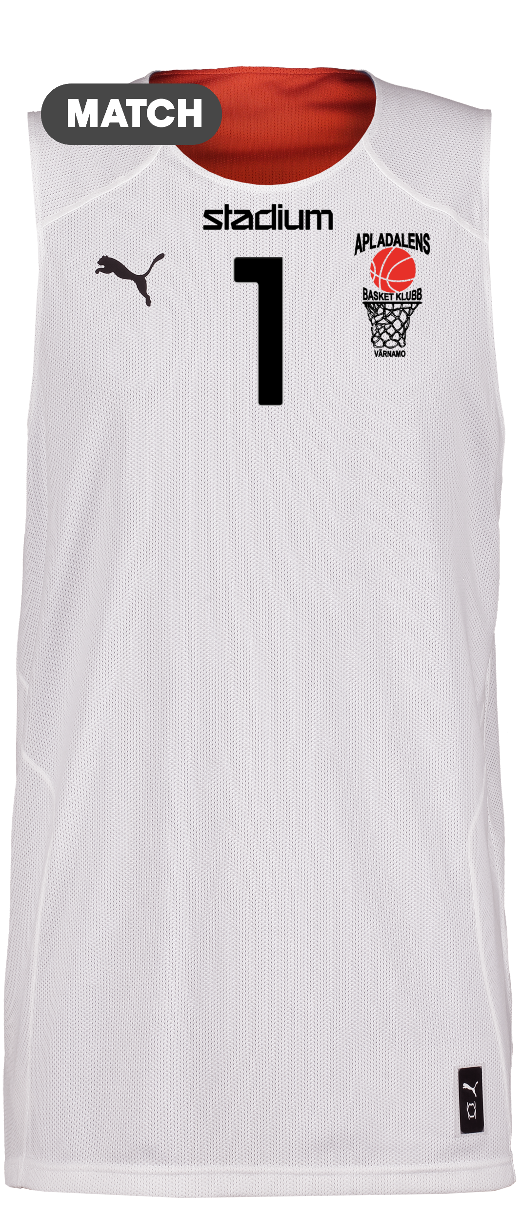 PUMA, Hoops Team Reverse Practice Jersey