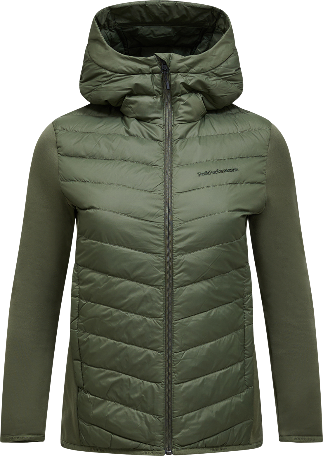 
PEAK PERFORMANCE, 
FROST DOWN HYBRID HOOD W, 
Detail 1
