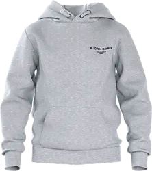 J BORG ESSENTIAL 1 HOODIE - LIGHT GREY MELANGE Standard Small1x1