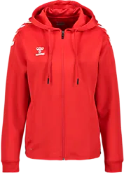 Core Xk Poly Zip Hood W - True Red Standard Small1x1