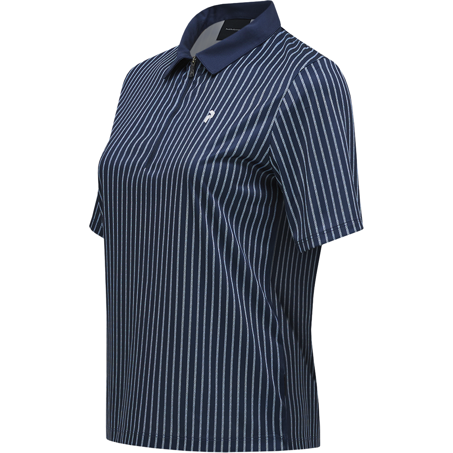 PEAK PERFORMANCE, W Graphic Ss Zip Polo