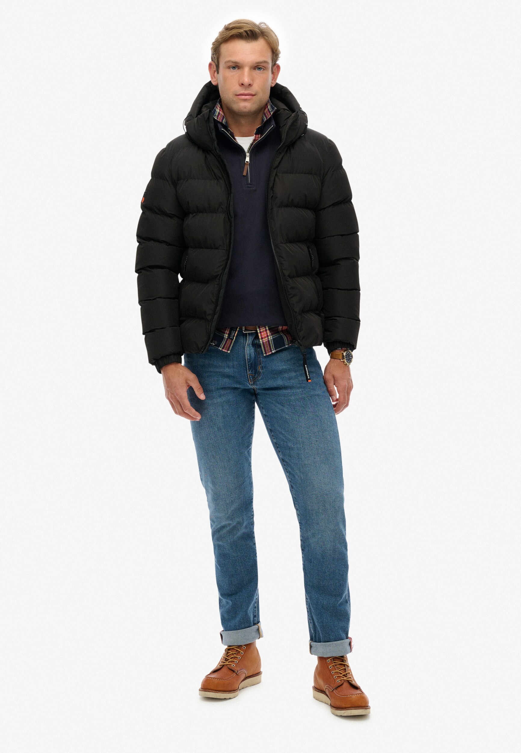 SUPERDRY, M Hood Sport Puff Jkt