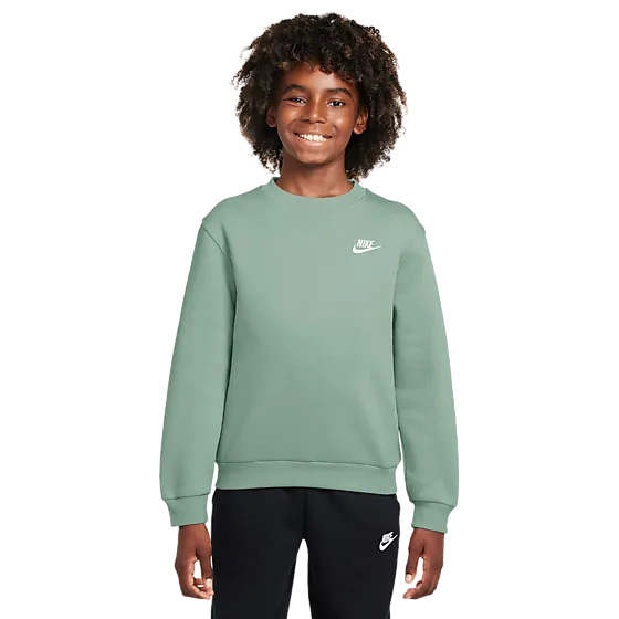 387172112102 NIKE J Nsw Club Flc Crew Ls Lbr 387172112102 NIKE J Nsw Club Flc Crew Ls Lbr Model01 Detail