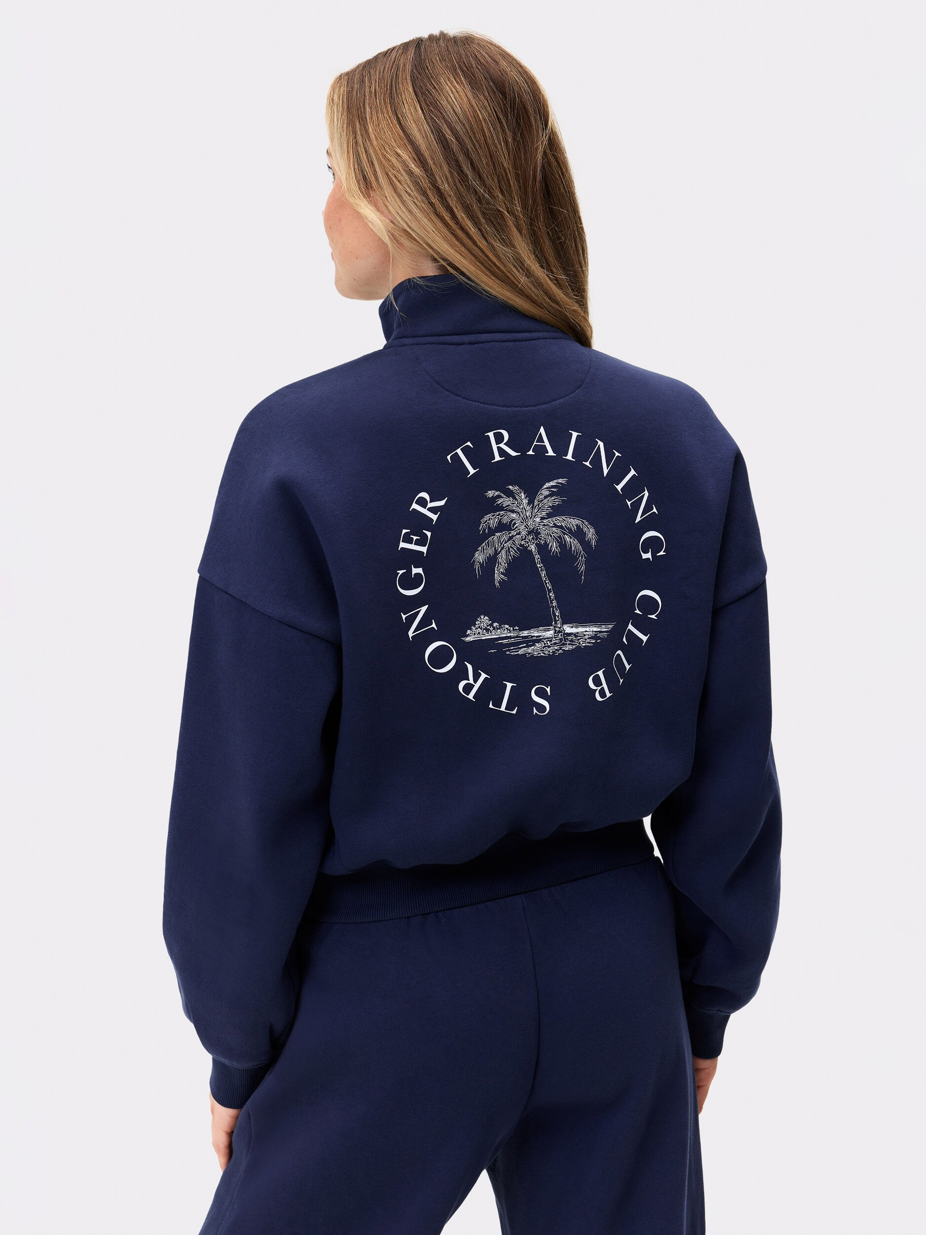 STRONGER, W Half-Zip Sweatshirt