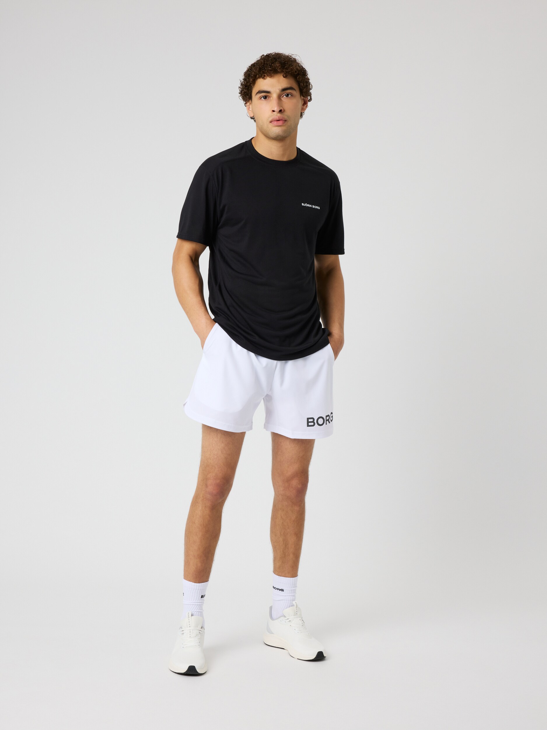 BJ&Ouml;RN BORG, M BORG SOFT SPORTS T-SHIRT