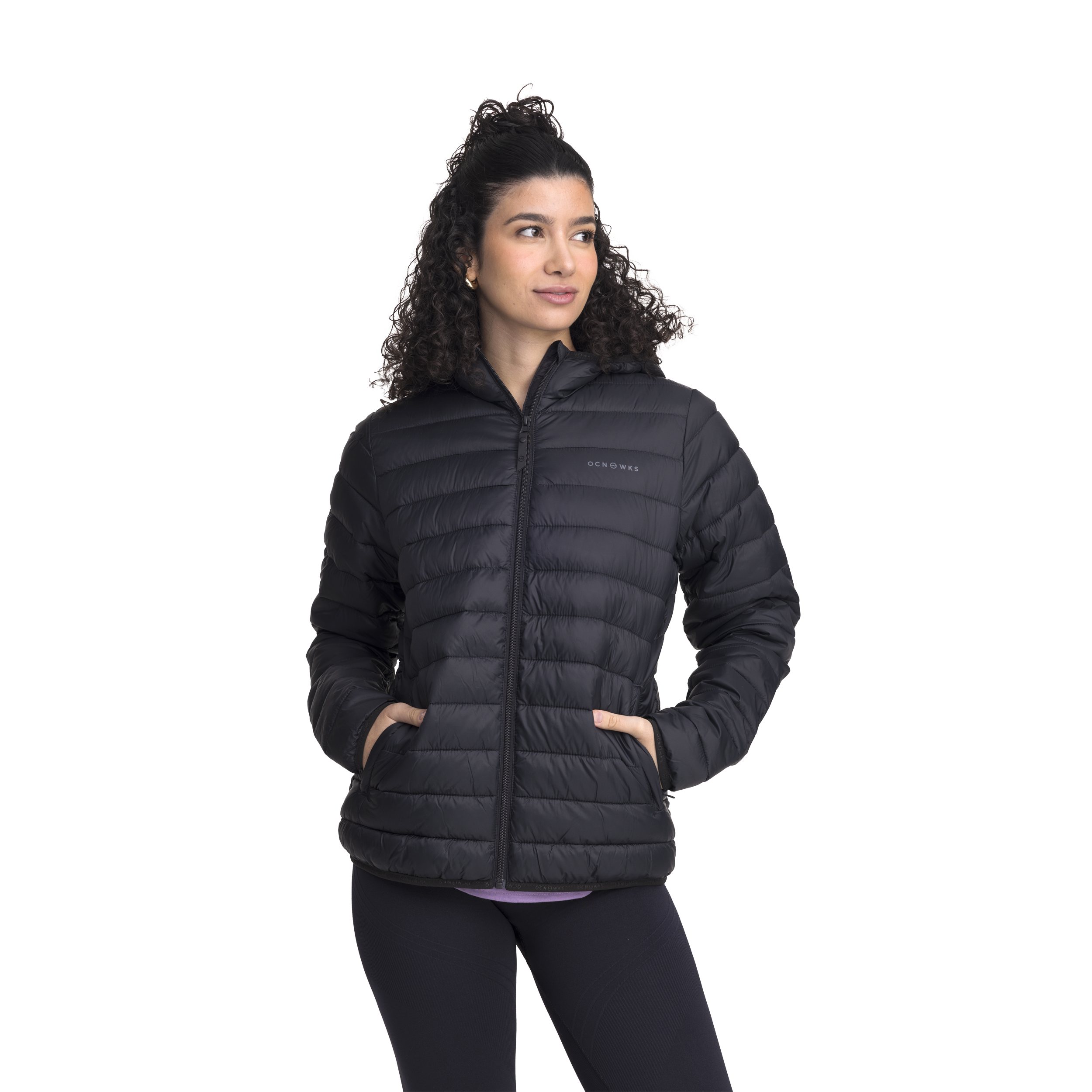 
OCEAN WORKS, 
Padded Hood Jacket W, 
Detail 1
