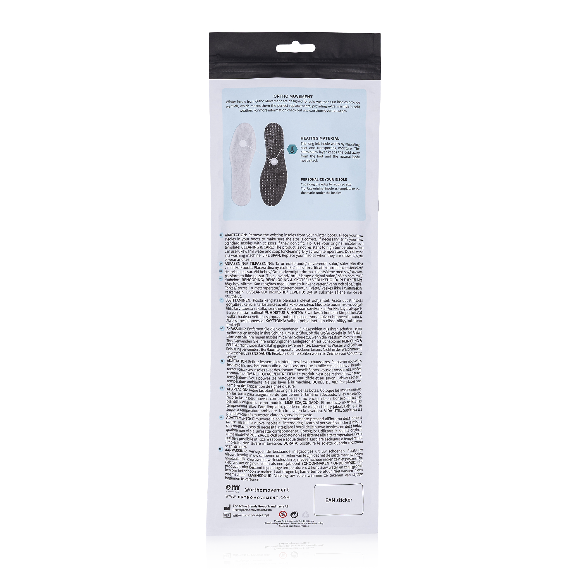 ORTHO MOVEMENT, Winter Insole Sr