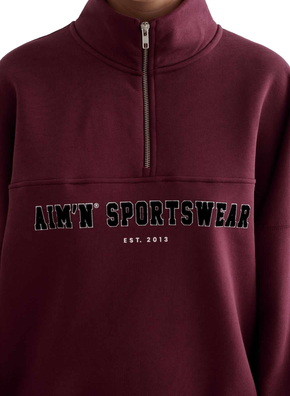 AIM&acute;N, W Varisty Sweat Half Zip