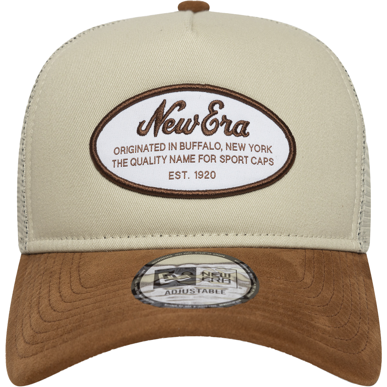 NEW ERA, Oval Patch Suede Trucker Newe